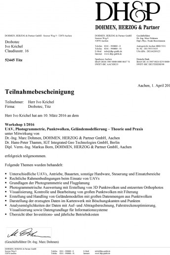 UAV, Photogrammetrie, Punktwolken, Geländemodellierung